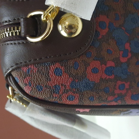 NWT Coach Mini Bennett satchel with Primrose Floral print - Picture 8 of 16